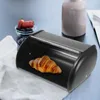 Assiettes Boîte à pain en acier inoxydable Contexte de rangement de rangement Rénits de cuisine Conteneurs de cuisine pour porte-garde-manger