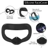 Szklanki silikonowe osłony ochronne obudowa do Oculus Quest 2 VR zestaw słuchawkowy głowa twarz pokrywa oka podkładka