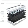 GMK67 65% guarnizione Bluetooth 24G 24g kit tastiera meccanica personalizzata wireless RGB retroilluminata 240419