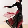Wearn Wear Han robe classique danse slim ajustement debout Performance haut de gamme Drame de fil fluide