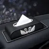 Caixas de tecido guardanapos de cisne cisne titular de diamante bling acessórios de guardas