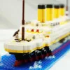 Blocks 1860pcs RMS Titanic Model Large Cruise Ship/Boat 3D Micro Building Blocks Bricks Collection DIY Toys for Children Christmas Gift