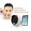 2024 mais recente equipamento de análise de pele facial espectro de 824, Smart Magic Magic Magic Scanner Facial Skin Skinzer Machine
