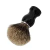 Borsta mäns rakning Set Fine Badger Hair Shaving Brush + Holder + Bowl + Soap