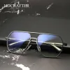 Frames Hdcrafter Metal Oropidadized Oed Lunets Rays Antiblue Rays Loyaux photochromiques Cadre de lunettes pour femmes Men OCULOS DE GRAU