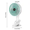 Andra apparater Electric Fan Mini 3-växlad laddningsmanual Fan Electric Desktop Fan Portable Fan Home Travel Office J240423