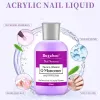 Liquids Nail Acrylic Liquid Monomer for Acrylic Powder 58min Manicure Builder Liquid Carving/Extension/Dipping Acrylic Tips Nails Tool