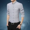 Herrklänningskjortor 8xl 7xl Summer Casual Cotton Långärmad skjortor/Male Slim Fit Spring Lapel Business Shirt Topps Mänkläder