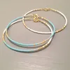 Strand Fashion Weven a mano Miyuki Bracciale in rilievo per donne Girls Multiyer impilando gli accessori di gioielli alla moda bohémien