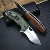 4 Modellen Kiku XR LTE Mini Flipper Vouwmes 2.83''CTS-XHP Satin Plain Blade Natuurlijk linnen Micarta handgrepen Mini Makkelijk te dragen Outdoor Hunting Wandel Pocket Knife 3300