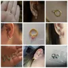 Boucles d'oreilles Canner 925 Silver Huggie Heart Hoop Boucles d'oreilles pour femmes Géométrique Love Love Colored Diamond Piercing Silver Jewelry Girls