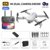 Droni Quadcopter Drone HD 4K Camera UAV Fotografia Aereo Remote Control Remote Control con scatola e batteria