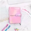 Wrap with Binder Gift Budget Zipper Envelopes Cash for Budgeting Money Organizer Drop Delivery Home Garden Festive Party Sup Dhdlu ing