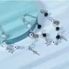 Bracelets de liaison Sansango Fashion Star Heart Charms Bracelet Perles Matching Chain Avable Friends Bijoux Gift