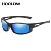 Zonnebrillen Hoooldw 2020 Nieuwe gepolariseerde zonnebril Merkontwerp Vintage bril Buiten Sport Vissen Rijglazen UV400 Goggle Eyewear 240423