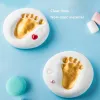 Frames 3d Diy Baby Hand Print and Footprint Soft Clay Photo Frame for Newborn Milestone Cards Infant Hand Casting Kit Baby Souvenir Set