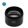 Filtros WD165 0,3x 0,5x 0,7x 1,0x 2,0x Barlow Objetos auxiliares Lens Microscópio Lente de vidro da câmera para microscópio de zoom estéreo trinocular