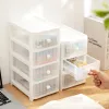 Bacs bacs dektop tiroir rangement box-office étudiant bureau A4 papeterie à deux rangement de rangement de rangement Cosmetics.