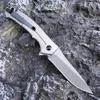 0450 Koolstofvezelhandgreep Outdoor Camping EDC Pocket Knife Survival Tactical Folding Mes