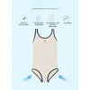 Girls Swimwear Quick Dry Sun Protection Baby Strap Swimwears Girl Sleeveless Backless One Piece Swimsuit Bikinis 240422