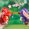 Dekompression Spielzeug Cartoon Frosch Dinosaurier Stress Relief Squeeze Spielzeug lustige Tiere Zunge aus Fingerspitzen sensorische Dekompression Spielzeuggeschenke für Kinder D240424
