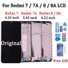 Écrans d'origine pour Xiaomi Redmi 7 LCD 7A Affichage de l'écran tactile Panneau de numériseur pour Xiaomi Redmi 8 LCD 8A Affichage des pièces de remplacement