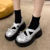 Chaussures décontractées mode coréen mode épaisse semelle élevée 2024 Comfort Mary Jane pour les femmes peu profondes bowknot zapatos