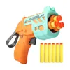 Gun Toys Instrukcja strzelania do pianki Blaster Battle Toy Pistolety w/ 5 Sekcja Kupki Eva-foam Zagraj w halową zabawkę dla chłopców 5+L2404