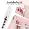 Bits 5 PCS Cortador de fresado de cerámica para la manicura Eliminación de gel Varniz de uñas Taladro Herramienta de accesorios de máquina eléctrica