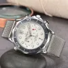 Designer OMG Watch -Serie Herren Steel Band Calendar Fünf Nadel Full Working Quartz Watch