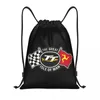 Bolsas de armazenamento Isle of Man Races Backpack Backpack Sports Gym Bag for Men Women Motorcycle Shopping Sackpack