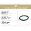 Strands Natural Semi Precious Stone Round Malachite Beads Bracelet Green Color 6mm/8mm/10mm Size For Choose Lucky Amulet Prayer