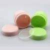 Bottles 10g150g Plastic Refillable Bottles Travel Face Cream Jar Grern Yellow Pink White Lotion Cosmetic Container Empty Makeup Pot