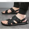 Sandals Toe Protectors Beach Fashion PU Anti Slip Shoes Shockproof Sweat-absorbent Casual Women