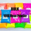 Líquidos 100g/saco neon acrílico em pó 3in1 pó de unha pó de pó de pó de pó de extensão/imersão de manicure pigmento de manicure fd58nkhs