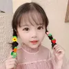 Saç Aksesuarları 10/20 PCS/Set Bebek Kızlar Sevimli Karikatür Çiçek Çiçek Yay Scrunchies Kauçuk Bantlar Çocuk Elastik Saç Bantları Çocuk Saç Aksesuarları