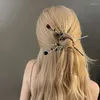 Saç klipsleri 2024 Gül Saçkağı Kadın Mücevherleri Retro Stil Parti Hediyesi
