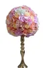 Декоративные цветы искусственная шелковая роза цветочная стена, украшение, свадебный стол, центральный элемент 2/3 круглый мяч 40 см. Микколор Тонгфенг