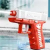 Pistolet toys new kids mini glock water arme jouet for garçons Summer plage play manuel tir childrens pull pun wholesalel2404