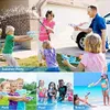 銃のおもちゃ玩具ビーチおもちゃ水銃屋外の水泳ラフティングとピストルの子供たちのためのピストルズ・アウトドア・バス
