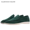 Summer Travel LP Suede Loafers Men 2024 New Style Fashion Formal Wear with logo Casual Walking real leather Shoes 39-46