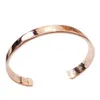 Bordeira de ímã de cobre puro de miçangas Energia de saúde aberta cor de ouro rosa de ouro simples Bracelete simples Cura Healthy Bracelet Jewelry Presente 240423