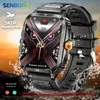 Montre-bracelets Senbono Military Smart Watch Men IP68 3ATM IMPHERPORER OUTDOOR SPORTS FITNESS Tracker 24h Monitor de santé Smartwatch Men 430mAh 240423