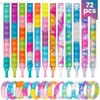 減圧おもちゃ24/72PCS PCS Fidget Toys Pop Bracelet Partyはストレスリリーフフィジェットパックバルク感覚スクイーズおもちゃリストバンドD240424