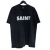 Saint Michael T-shirt Men Women T-shirt American High Street Multi-stijl Multi-stijl KLASSEMERE SCREMBE MEEVEN SAMENVATTING CREWNECK T-SHIRT TOPS TEE