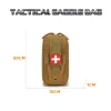 Tassen Molle Medical Pouch Tourniquet Holder Tactical EHBO -zak Kleine Trauma Kit Ifak Pouch Emergency Emt Kit voor kamperen Wandelen