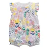 One-Pieces 2024 Été Baby Rompers Baby Girls Vêtements 100% Coton NOUVELLE-NOUNNE BEBY BOY CONSTANTES AUTES SUIGNES CORD