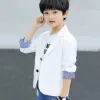 Blazers Toddler Boy Blazer Suit Gentleman Style Black White Veste Blazer pour 210 Years Boys Kid Child Clothes Vêtements d'extérieur