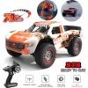 Bilar Q130 1:14 70 km/h 4WD RC -bil med LED -strålkastare Remote Control Cars High Speed ​​Drift Monster Truck for Kids vs Wltoys 144001 Toys