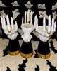 Resina Bruxa Candlestick Creative Ghost Hand Palm Candle Settle for Halloween Decorativo Candlestick Artes de arte Ornamentos H2209821764